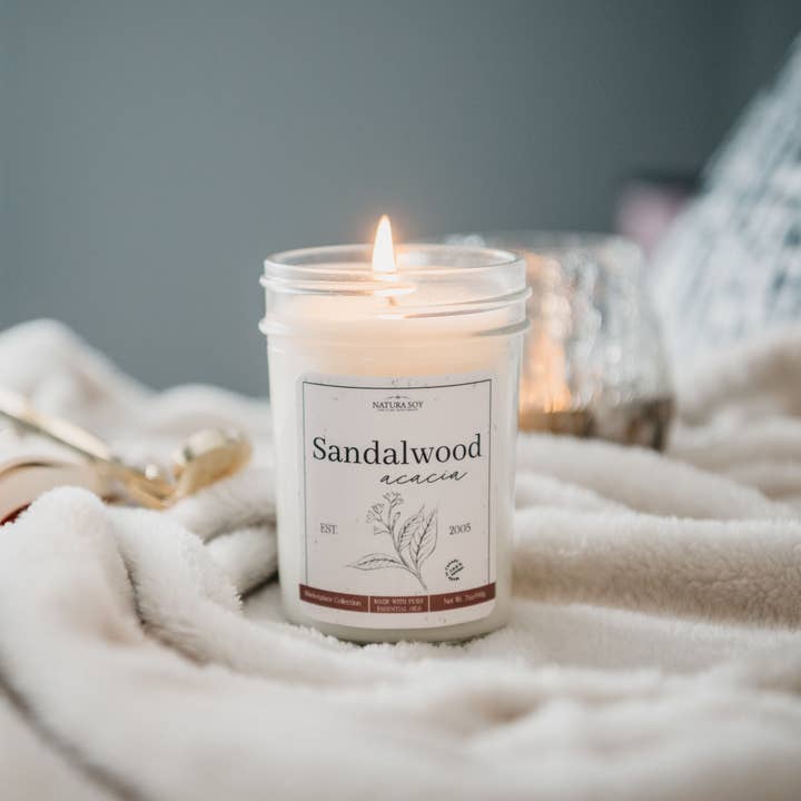 Natura Soylights - Wholesale Jar/Filled Candle - Marketplace Jar