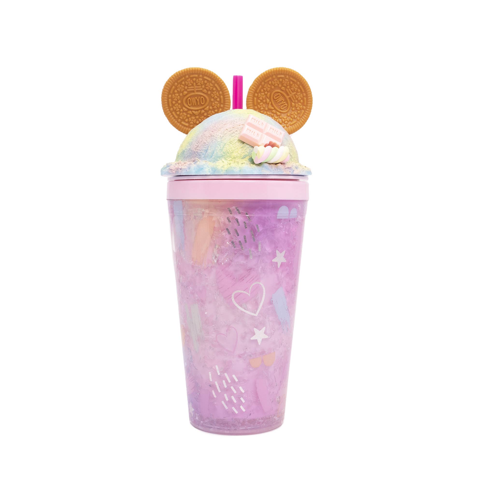 Bewaltz - Wholesale Insulated Mug/Tumbler - Cookie Mouse Ear Sweets Rainbow Tumbler - 16 Oz13