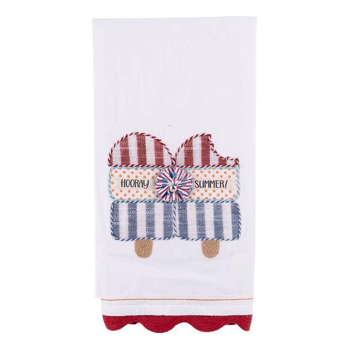 Hooray Summer Popsicles Tea Towel for wholesale by Glory Haus