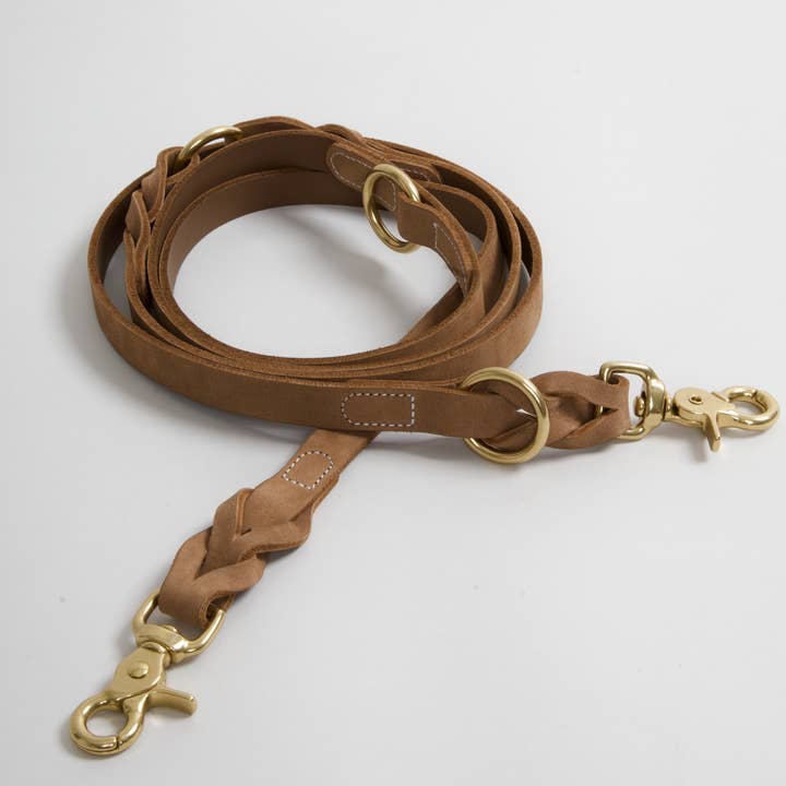 Nordog - Wholesale Pet Leash - Dog - HUGO Dog Leash Braided Nougat