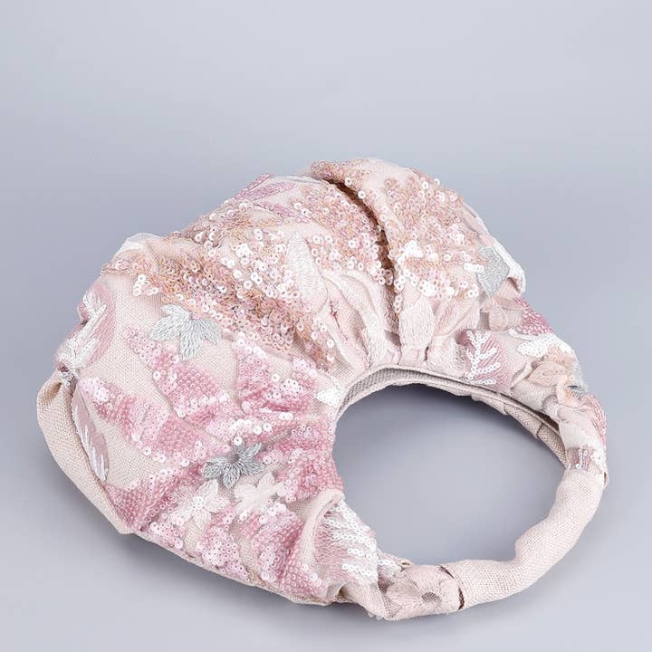 EmberLoom - Wholesale Clutch Bag - Women's - Elegant Floral Sequin Handbag1