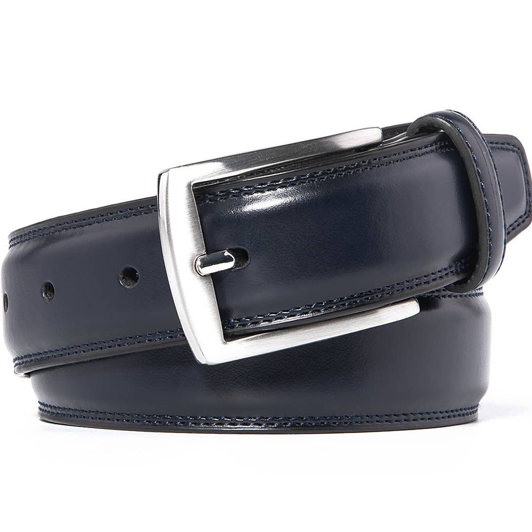Leather Belt Fashion & Classic Designs 1015 Navy for wholesale on Faire1