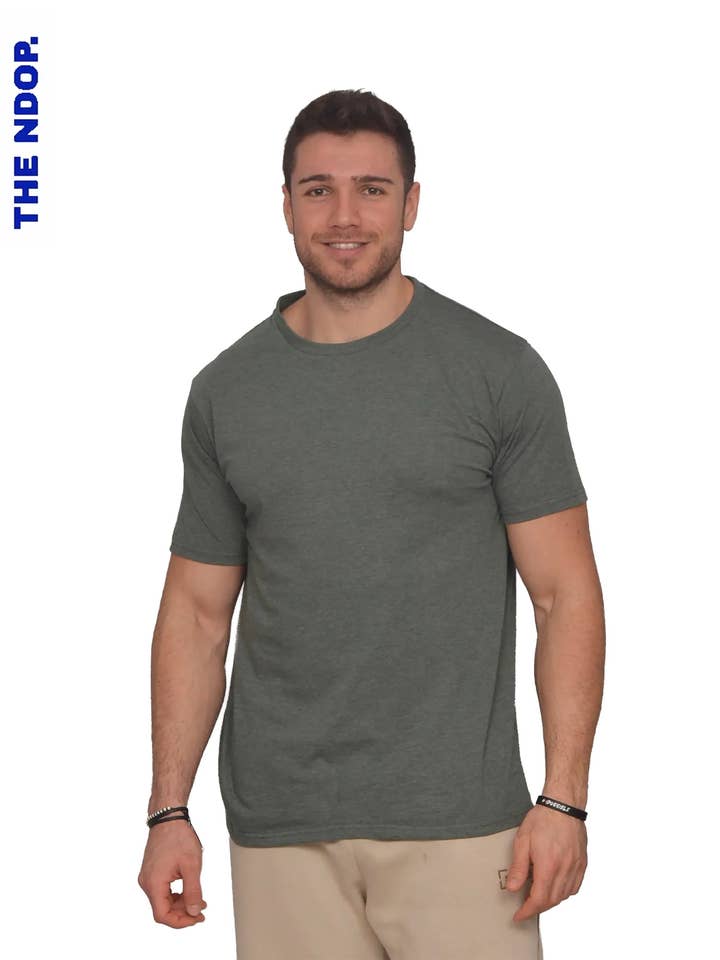 UNISEX HEATHER MILITARY GREEN 2009 for wholesale by The Ndop Apparel