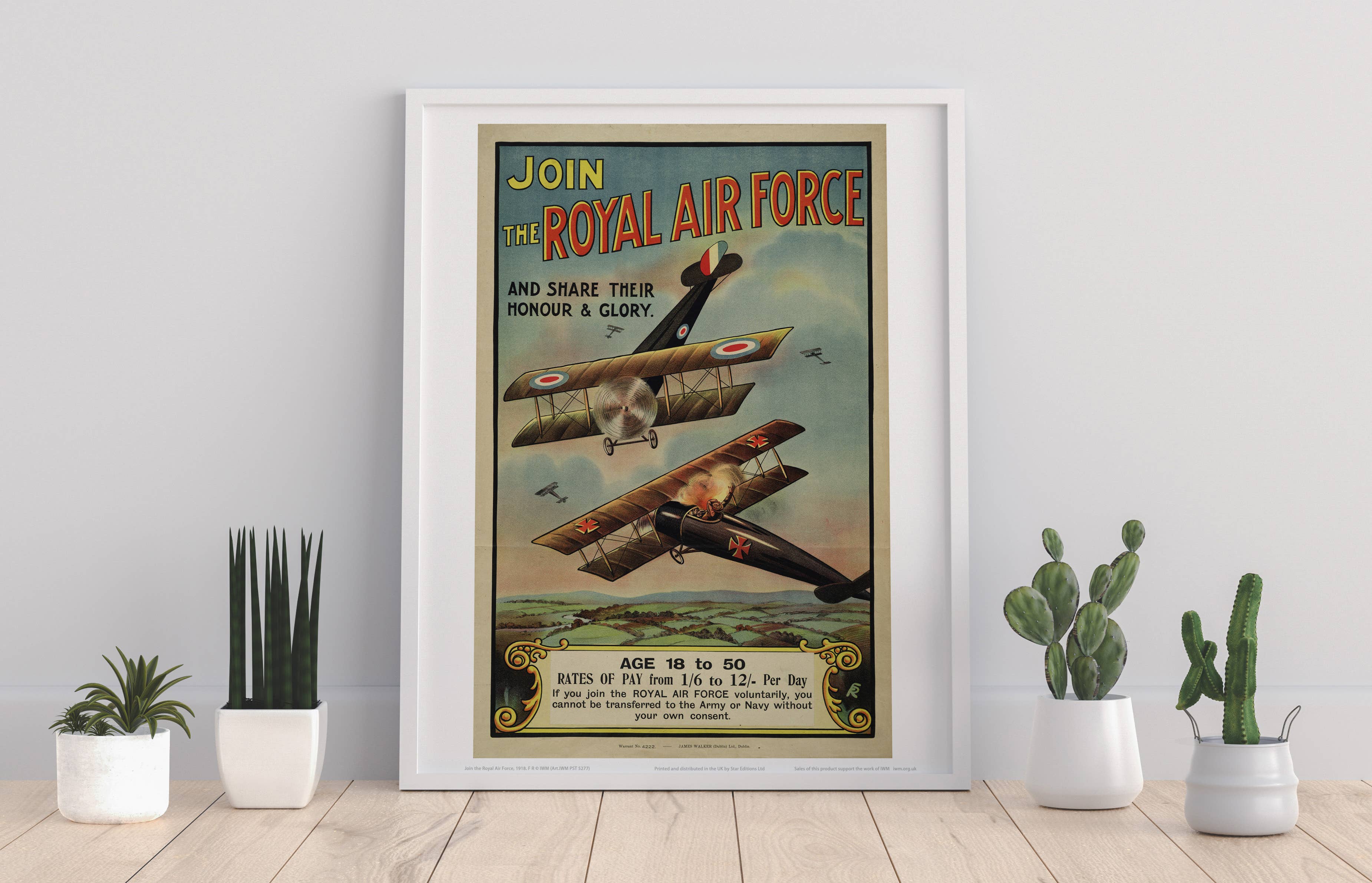 Star Editions - Wholesale Art Print - Join The Royal Airforce - 11X14” Premium Art Print0