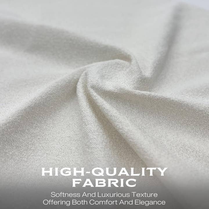 Cream White Linen Oversized Modular Sectional Sofa With Removable Cushion Covers for wholesale on Faire5