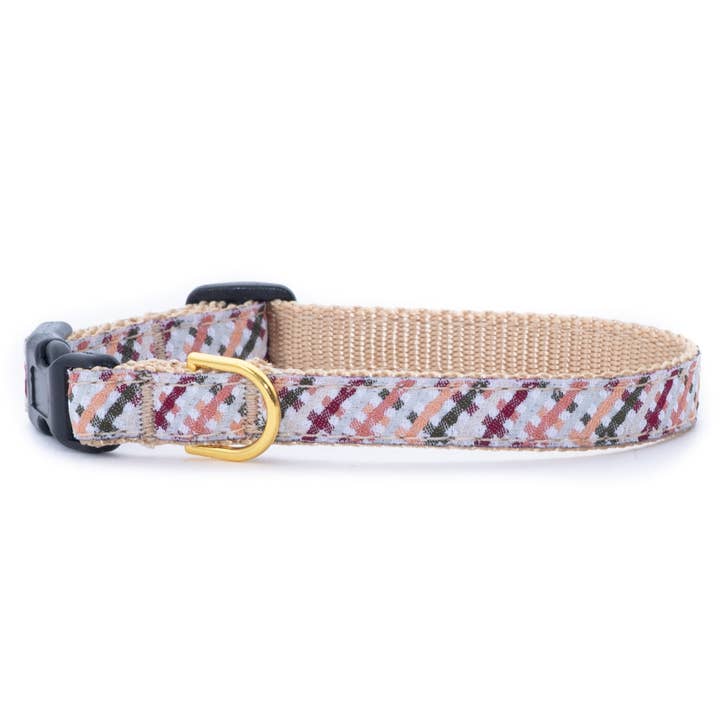 Wickford Gingham Small Breed Dog Collar for wholesale by Up Country, Inc.