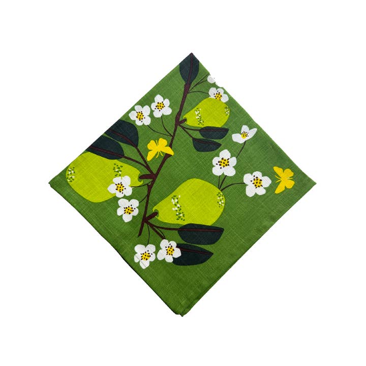 Pear Napkin Set for wholesale by Elizabeth Grubaugh