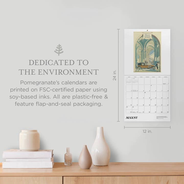 Pomegranate – wholesale Calendar – Automobiles: Vintage Posters 2026 Wall Calendar1