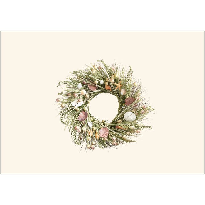 Earth Sky + Water - Wholesale Stationery/Notecard Set - Seaside Wreath