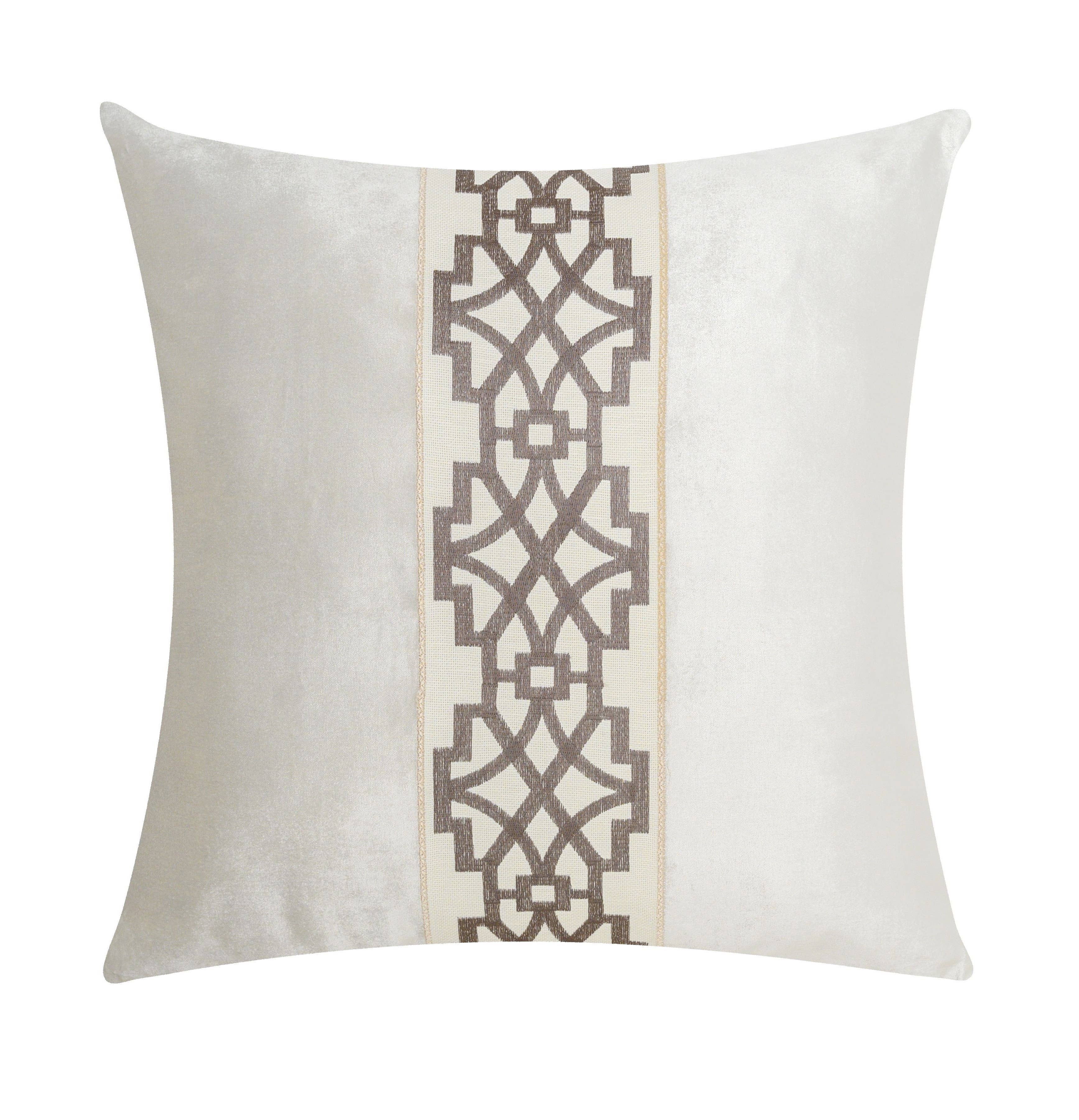 Creative Threads, Inc. - Vendita all'ingrosso Cuscini decorativi - Cuscino Decorativo in Velluto Fusion-Betulla0