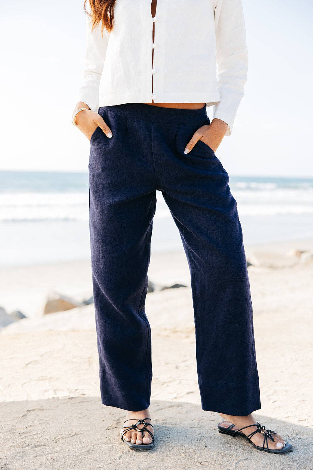 ISLA & SAIGE - Wholesale Pants - Women's - Lauren Linen Pant4