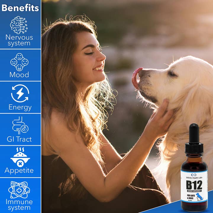 Infinite Health Labs, LLC - Vente Compléments alimentaires – chat et chien - Vitamine B-12 liquide pour chiens et chats13