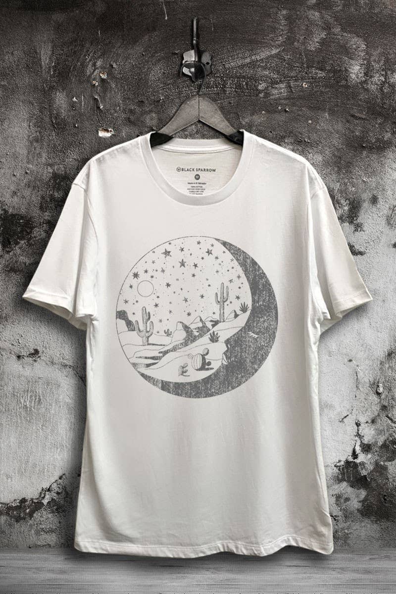 Lotus Fashion Collection – wholesale T-shirts med screentryck – Dam – Moon Graphic Top1