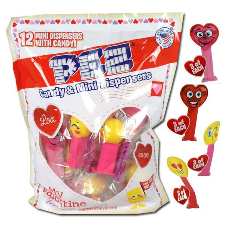 Pez "Mini" Valentine's Dispenser Candy for wholesale by I Got Your Candy