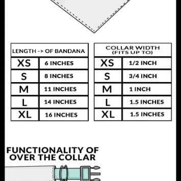 Woofingtons & Company - Wholesale Pet Bandana - Dog - Rescued & Loved In Charcoal - Over The Collar Bandana2