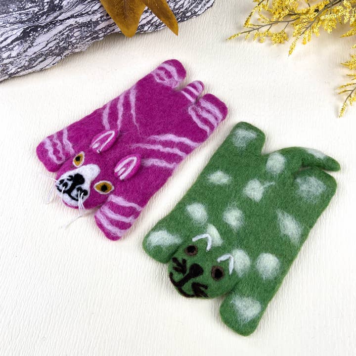 mildstyles - Vendita all'ingrosso Sottobicchiere - Sottobicchiere King of the Prairie, in lana, motivo: leone9