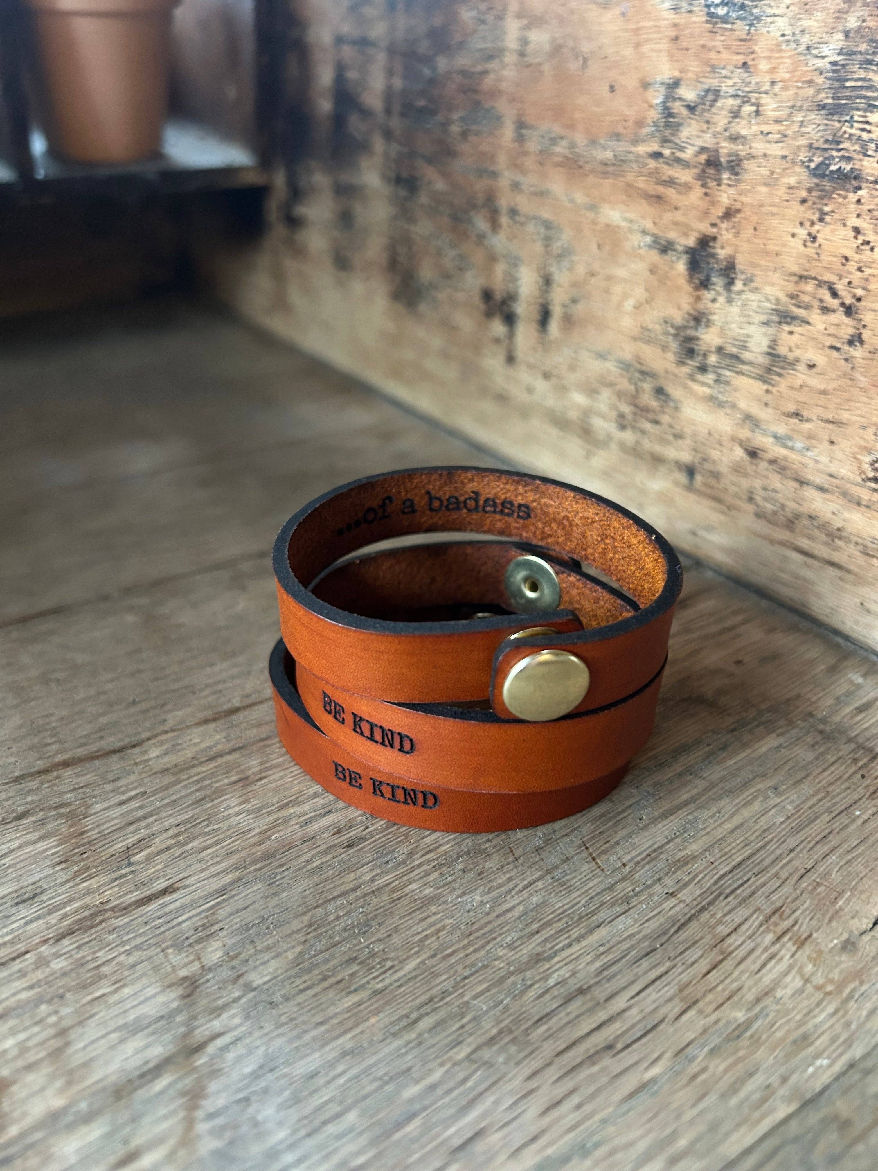 Left Grain - Wholesale Cuff Bracelet - Be Kind.....of a Badass  Friendship Bracelet6