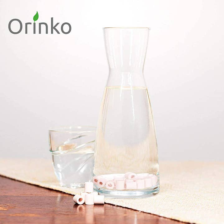 Orinko - Wholesale Drinking Glass/Cup - (Bulk) Pink EM® ceramic beads | Approximately 500G4