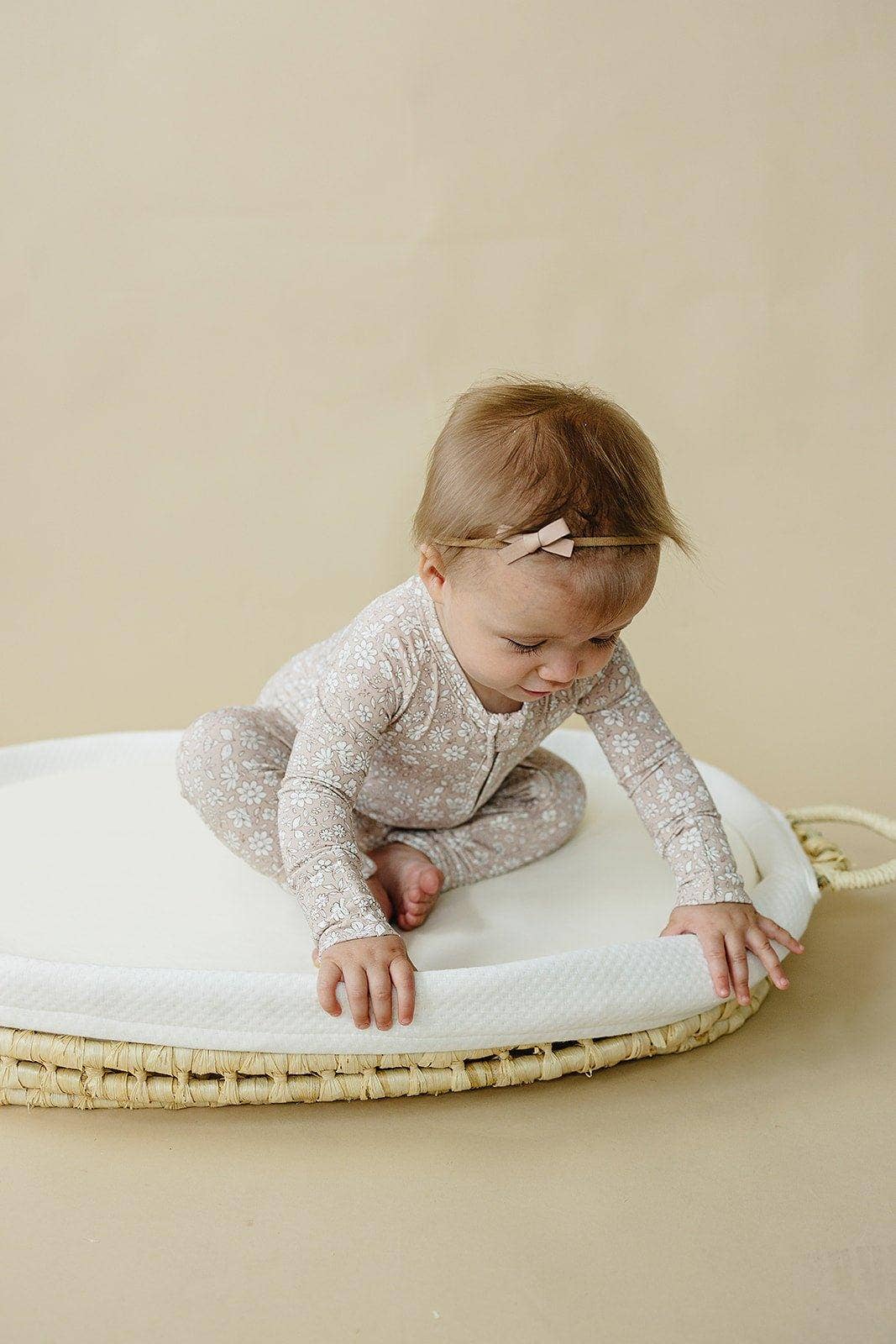 Little Joy Co. - Wholesale Sleepsuit - Baby - Dainty Ditsy Bamboo Zippy Romper12