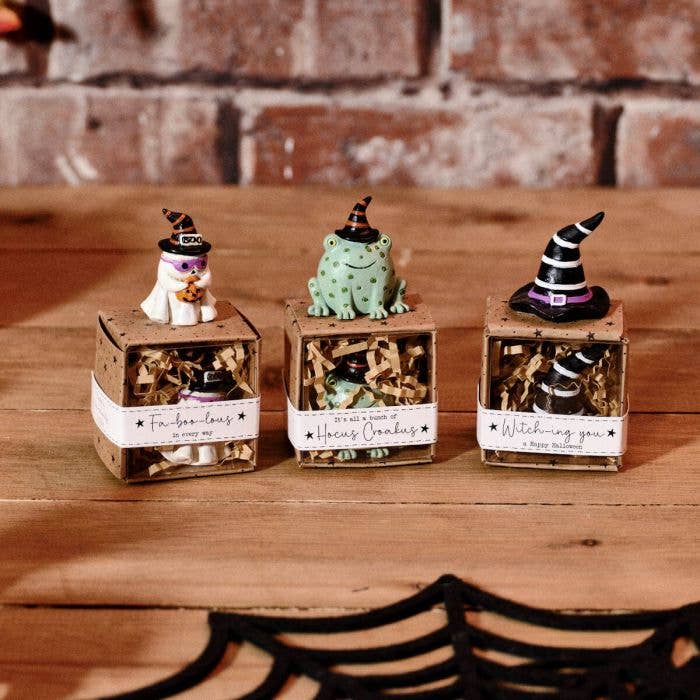 Langs - Wholesale Decorative Box - Tiny World Resin Halloween Boxed Keepsake 6 Asstd With 9ds Tray 36 ***1