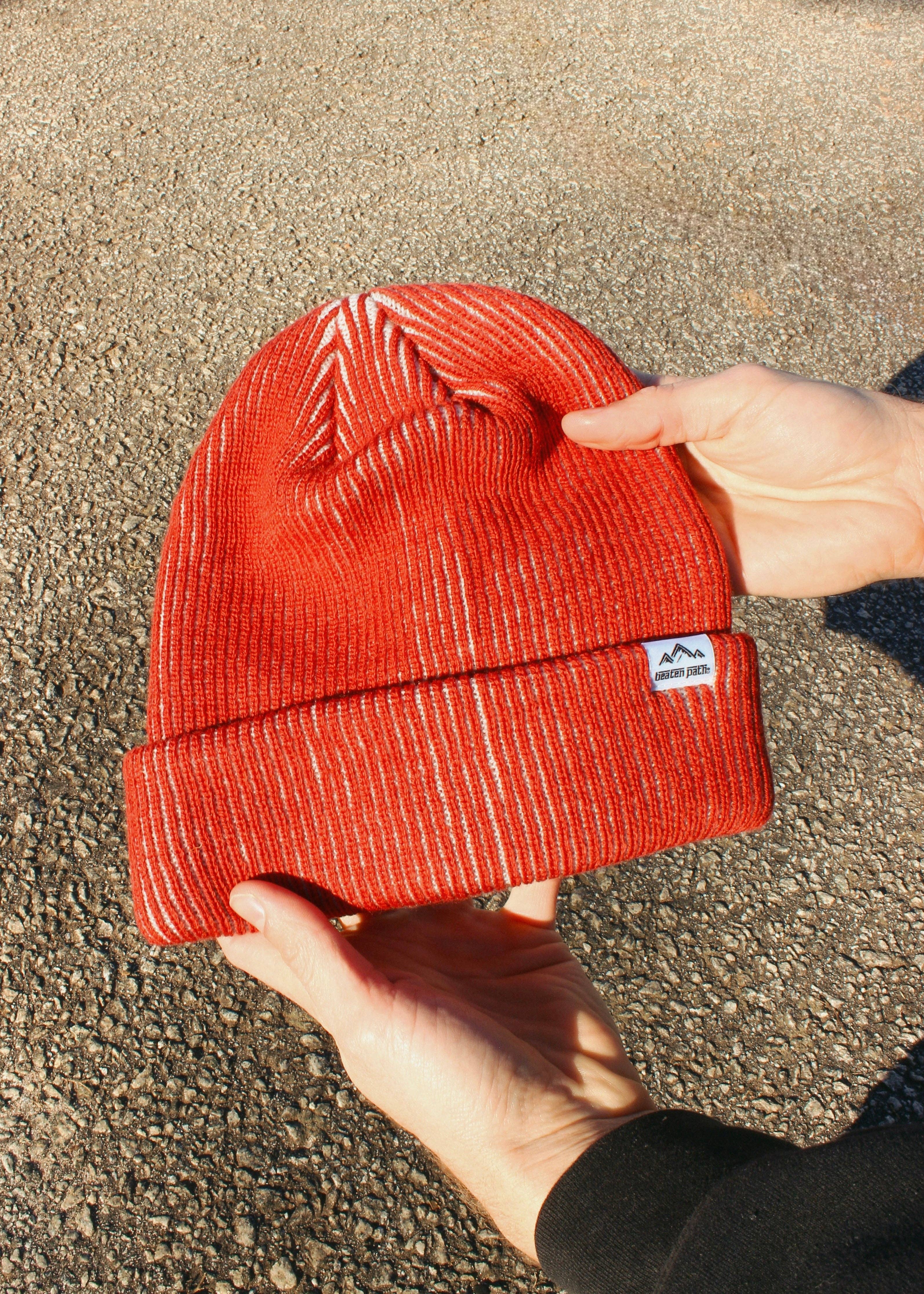 Beaten Path Co - Wholesale Beanie - Women's - RED WOOL BEANIE1