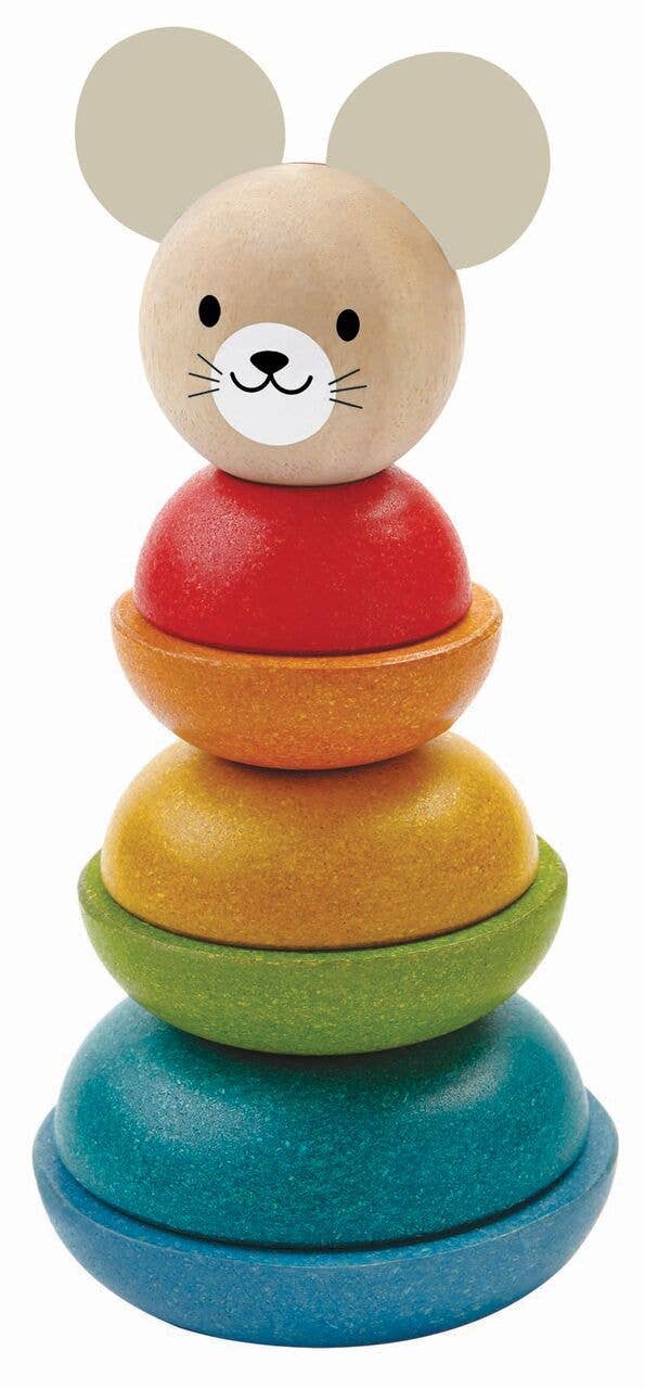 PlanToys - Wholesale Stacking Rings Game - Baby - Stacking Ring - Bendable Base0