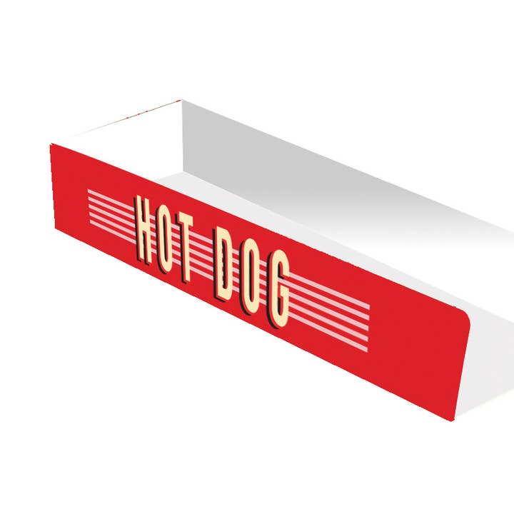 Paper Hot Dog Tray for wholesale by Gourmet Du Village