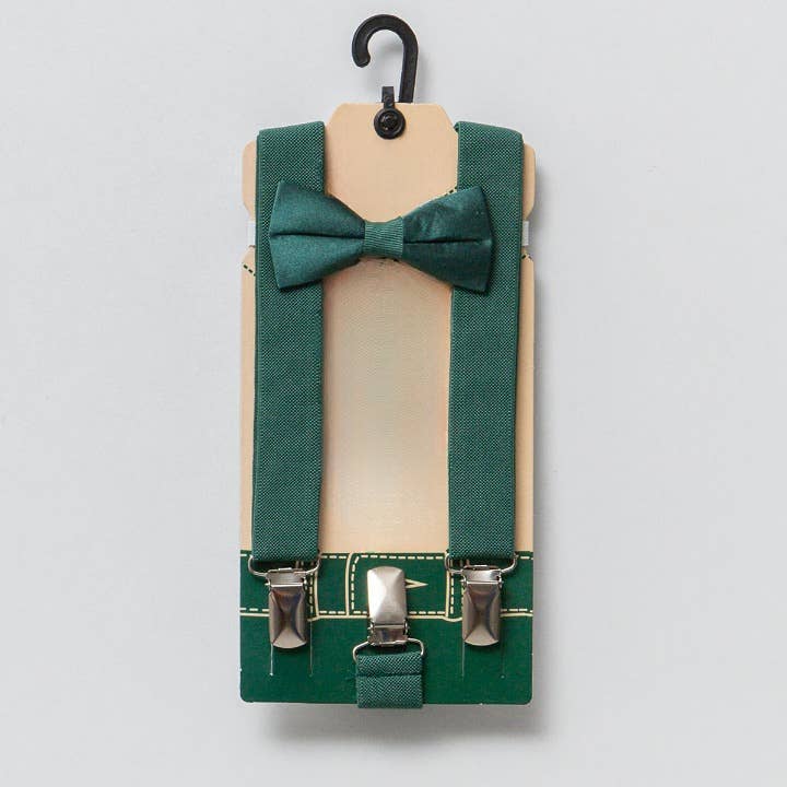 Omnis Pura - Vente Bretelles – enfant - Accessoires garçon spécial jour : bretelles et nœud papillon 0-24 mois12