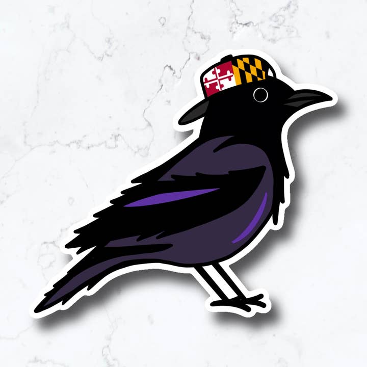 Baltimore Raven Sticker for wholesale by Jami Creates