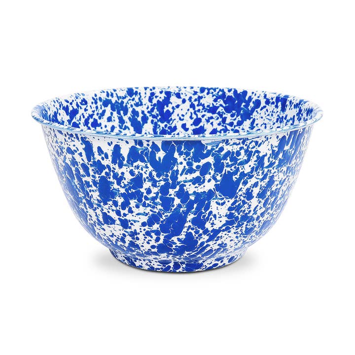 Crow Canyon Home - Wholesale Serve Bowl - Splatter Enamelware Large Salad Bowl1