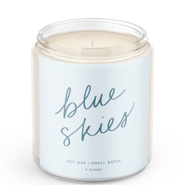 Blue Skies - Candle for wholesale by Poured Goods