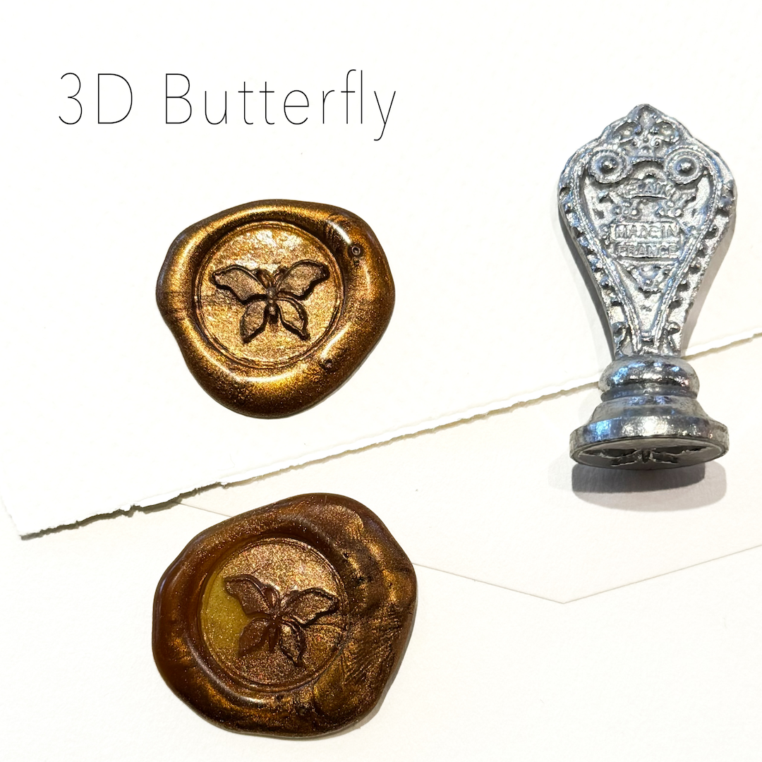 Papier Plume - Wholesale Rubber/Decorative Stamp - Wax Seals from France - Cast Pewter - 17 UNIQUE 3D Designs17