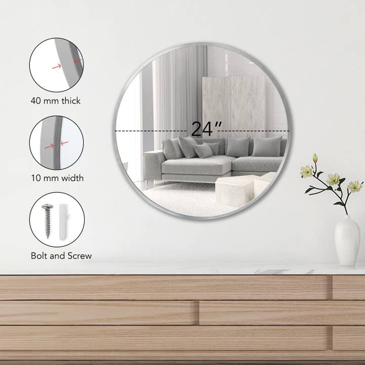 LivingTaste Home Inc – wholesale Wall mirror – Round Circle Mirror Frame
