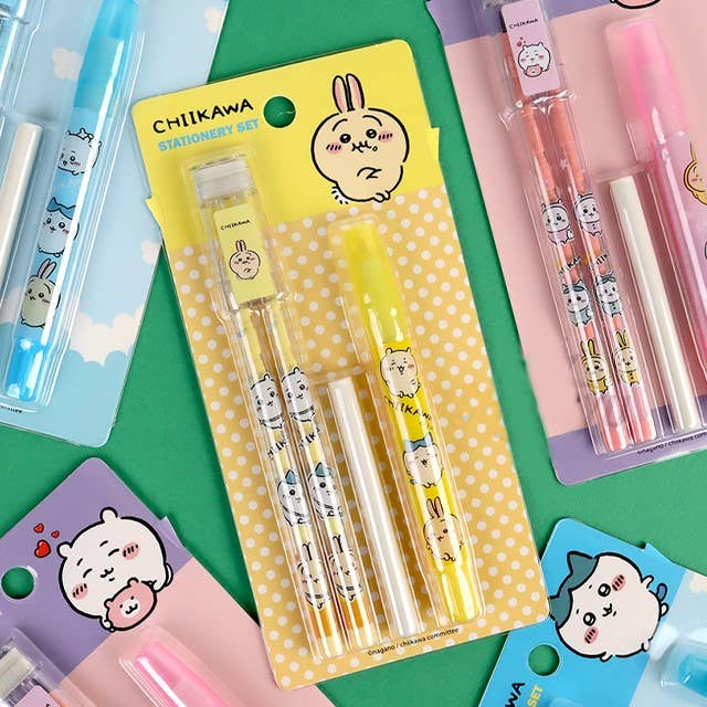 K_Wonderland – wholesale Pencil – Chiikawa Essential Pencil Stationary Gift SET