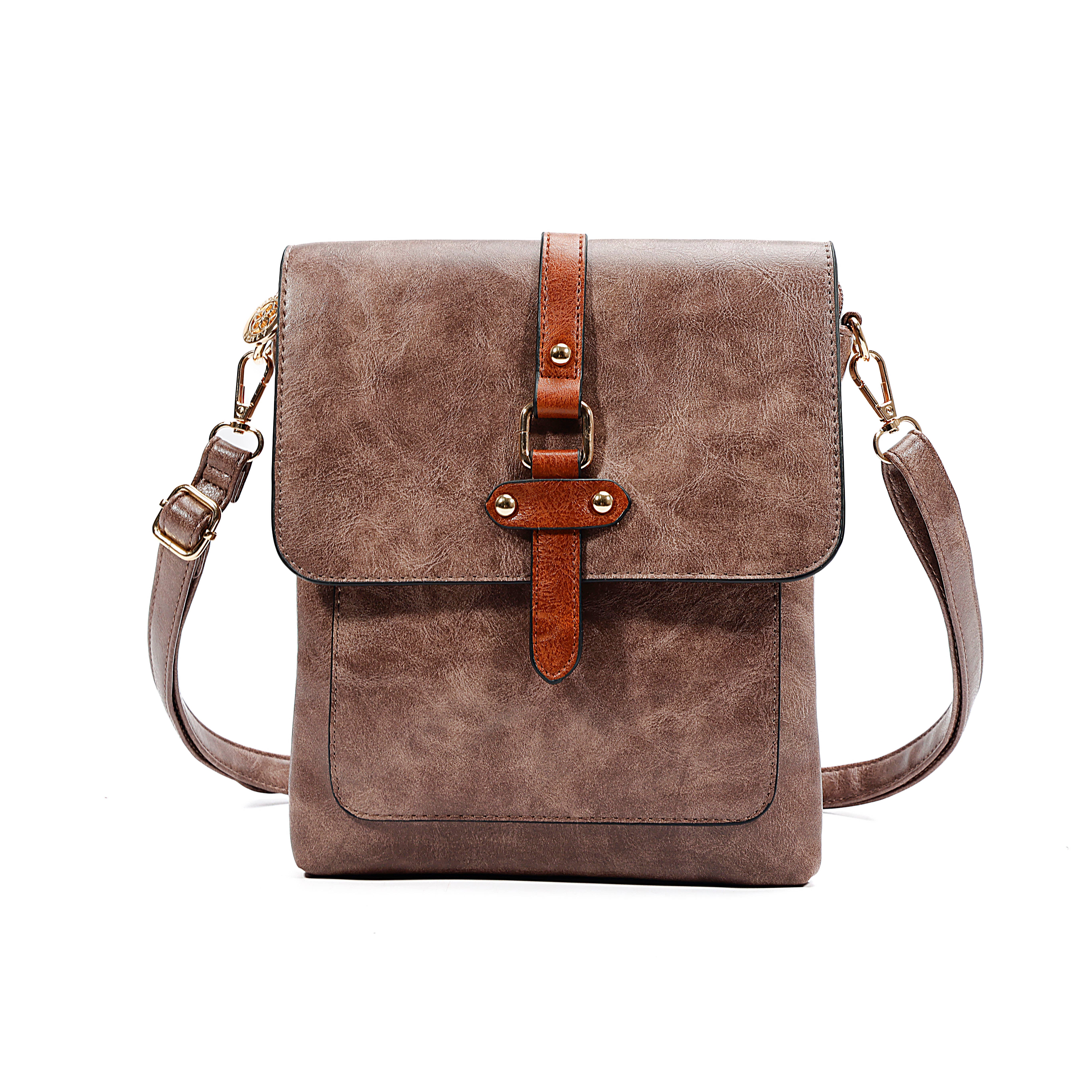 Superbia – wholesale Crossbody bag – Women's – Superbia Two-toned Flat Over Multipockets Crossbody Bag 914411