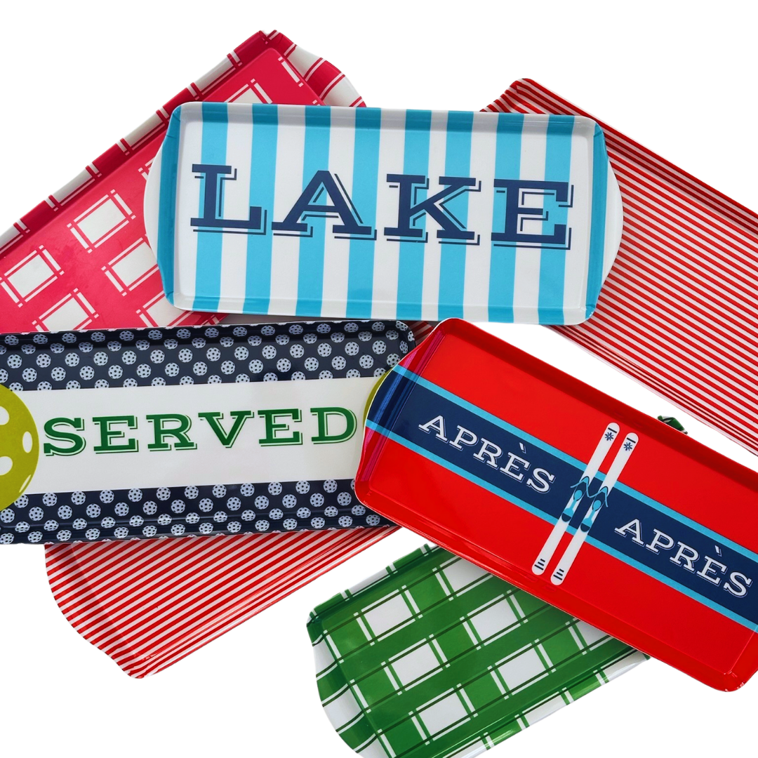 Sprinkles & Confetti Party Supplies - Wholesale Serving Tray - Aprés Ski Melamine Serving Tray for Appetizers & Desserts7