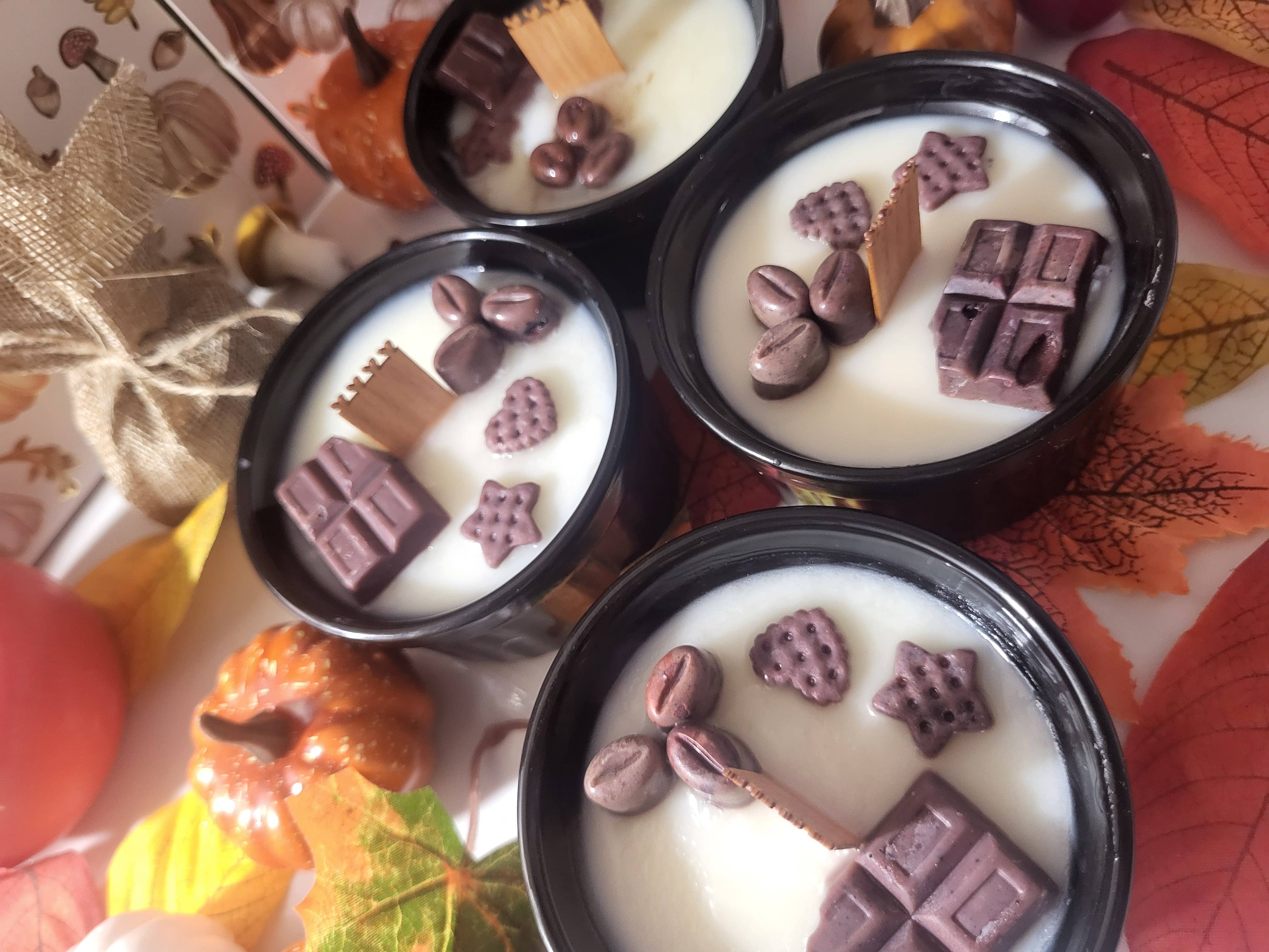 Llum del Sol - Wholesale Jar/Filled Candle - Vanilla Coffee & Dulce de Leche Soy Candle Hand-poured1