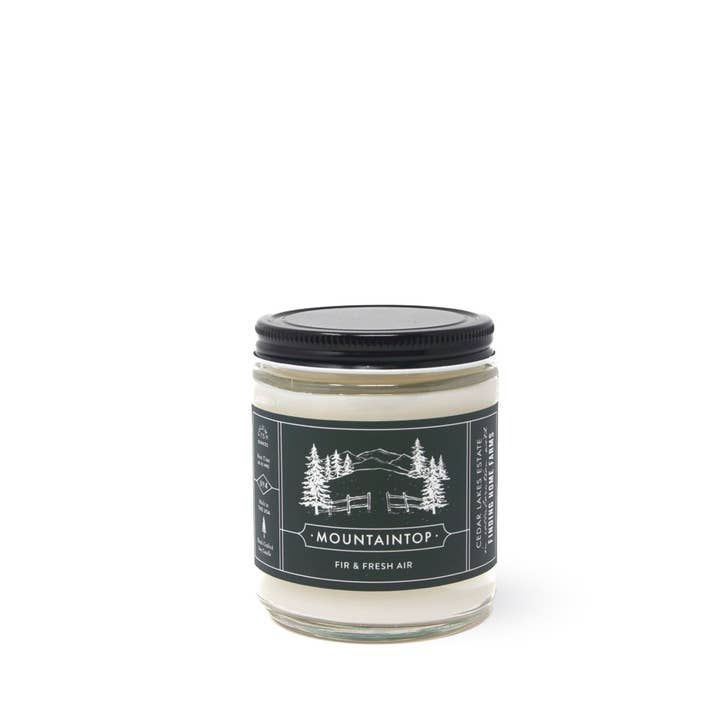 Finding Home Farms - Wholesale Jar/Filled Candle - Soy Candle, Mountaintop, Woody & Fresh1