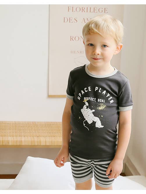 Vaenait Baby - Wholesale Sleepwear Set - Kids - Universe Short Sleeve Pajama Set