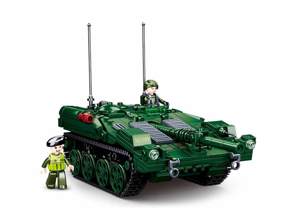Sluban North America - Wholesale Build-a-Toy - Kids - Swedish STRV103 - Modern Battle Tank M38-B1010 - 692 Pcs1
