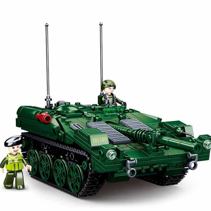Sluban North America - Wholesale Build-a-Toy - Kids - Swedish STRV103 - Modern Battle Tank M38-B1010 - 692 Pcs1
