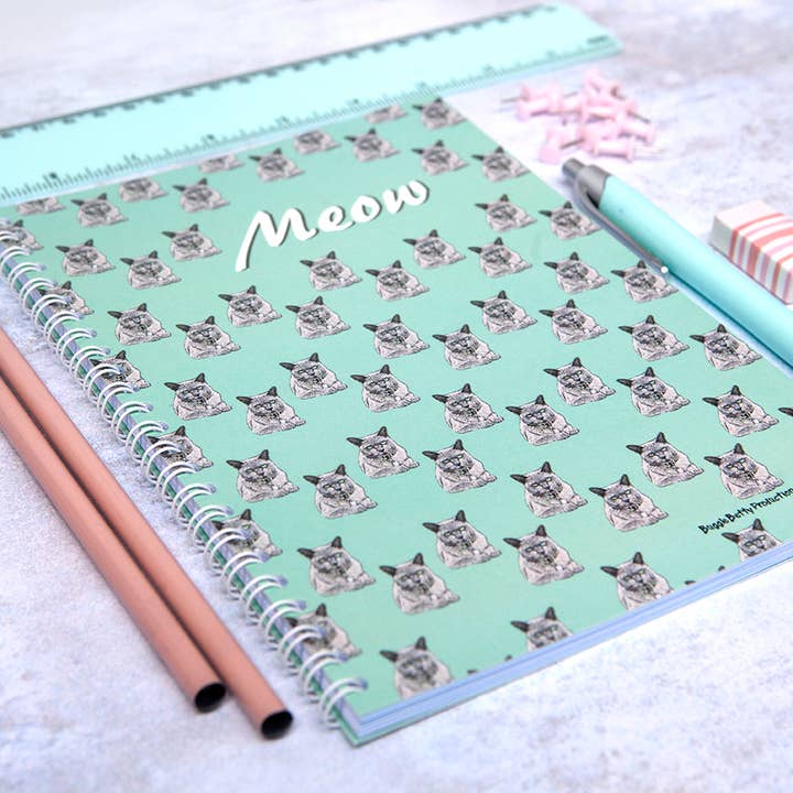 Bloc-notes Cat A5 pour la vente par Buggle Betty Productions