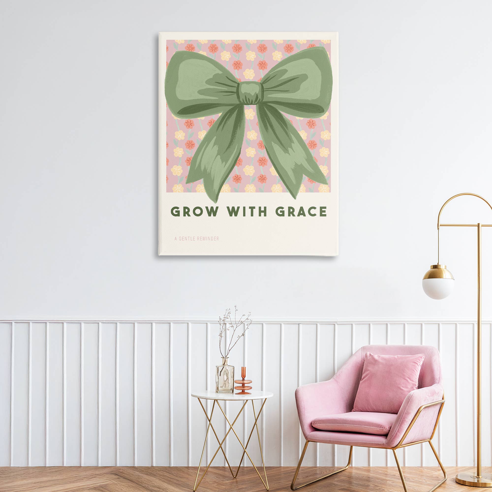 Stupell Industries - Wholesale Wall Sign - Grow With Grace Ribbon - Unframed Wall Art4