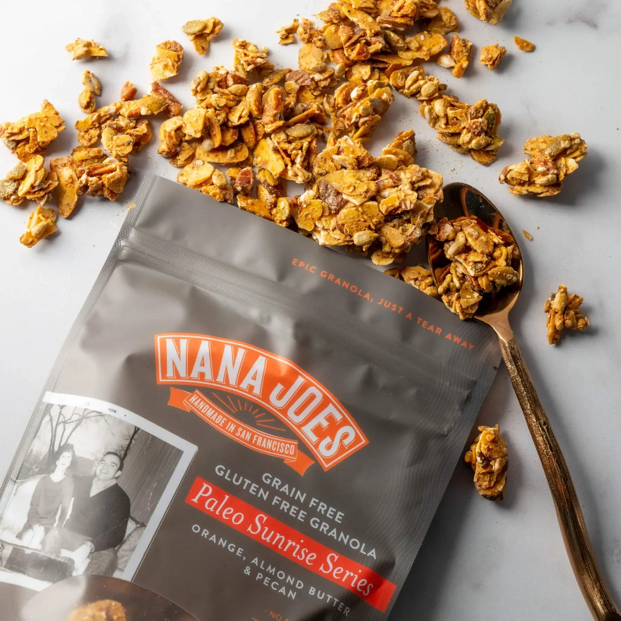 Nana Joes Granola - Wholesale Granola - Paleo Sunrise Series: Orange, Almond Butter & Pecan2