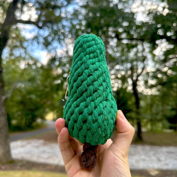 Monli Handcrafted Pet Toys - Wholesale Pet Rope Toy - Dog - Christmas Trees Dog Toy | High Quality | For Small Pets1