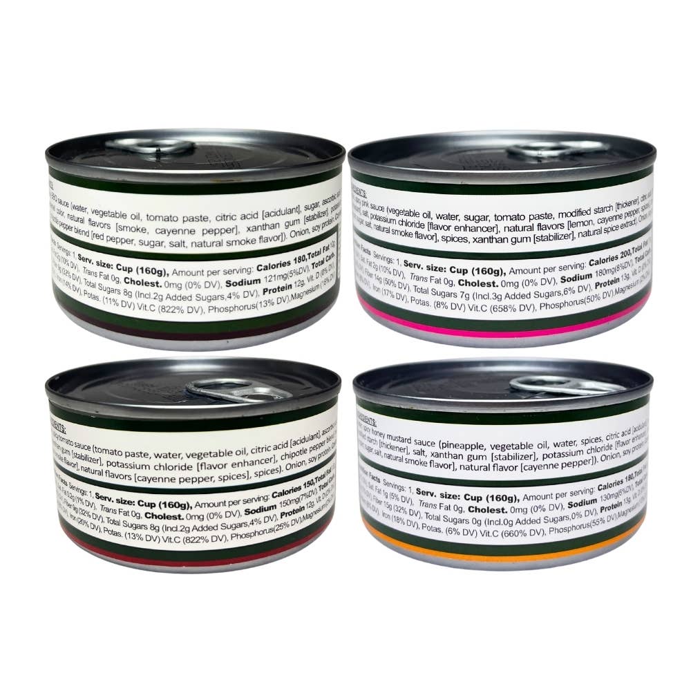 BOSANET - Wholesale Shelf-stable prepared meal - Soy Ceviche 4-Pack All Spicy 5.64oz Protein-Gluten free1