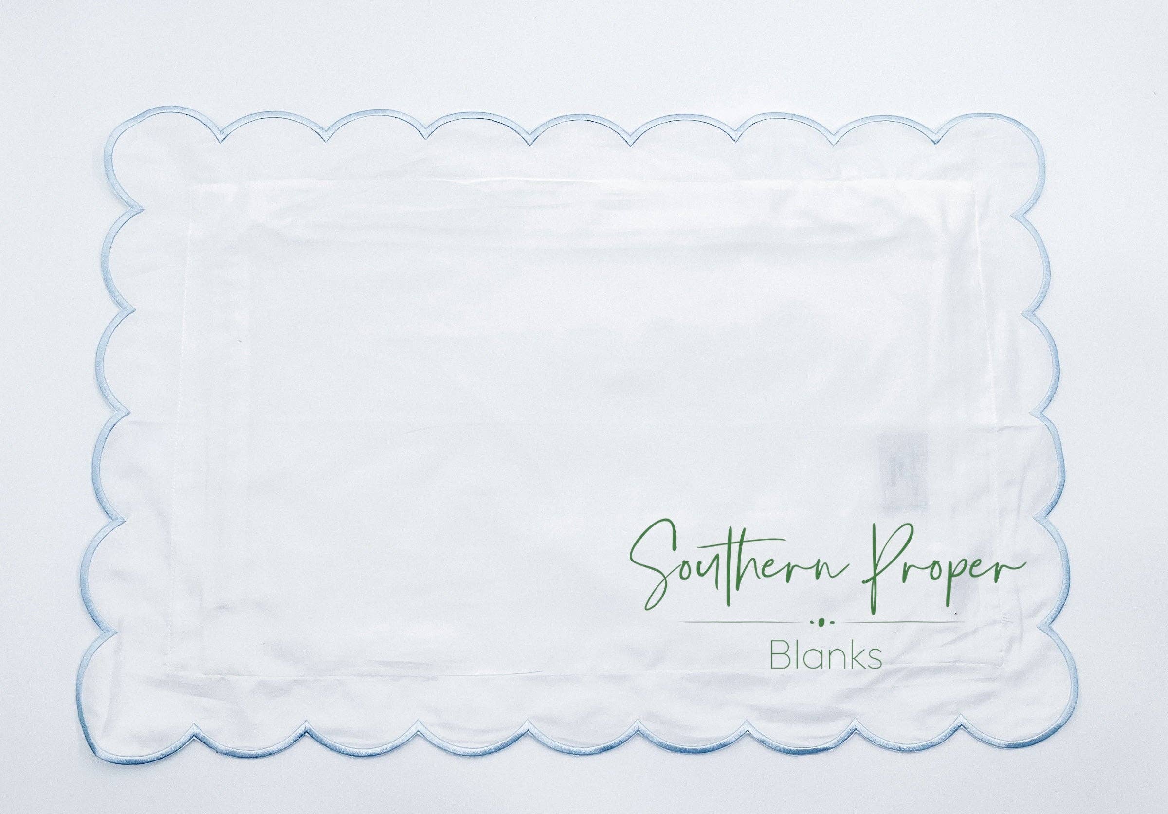 Southern Proper Blanks - Wholesale Bedding Pillowcase/Sham - Kids & Baby - Pillowcase - Scalloped edge9