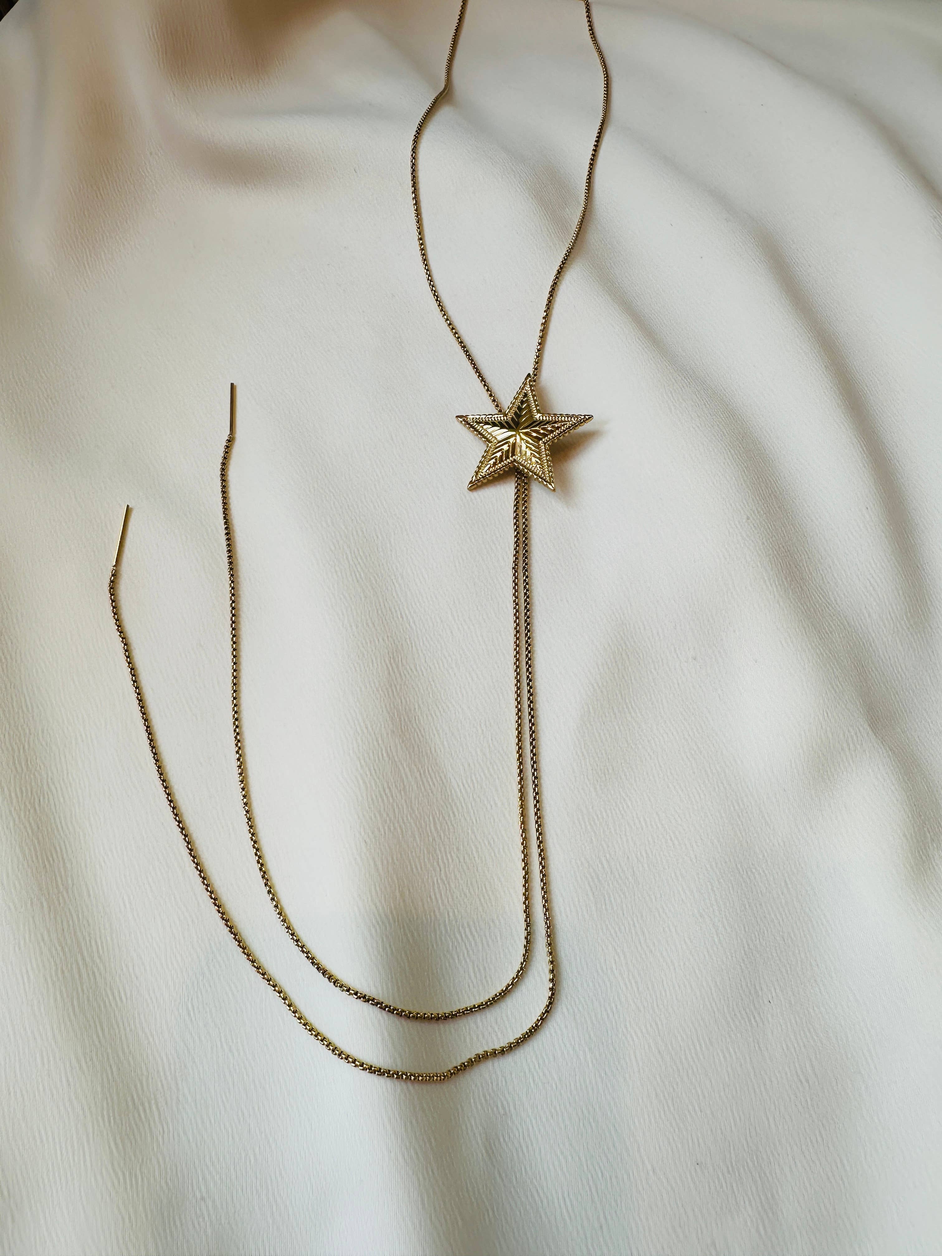 mila + stevie - Wholesale Pendant/Charm Necklace - Star bolo necklace5