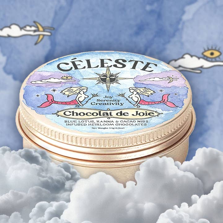 Chocolat de Joie, Joy Inducing Chocolate for wholesale by Céleste Wellness