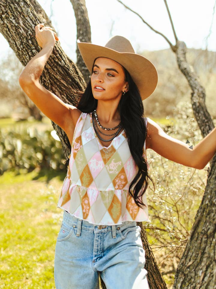 2 Fly Co - Wholesale Tank Top - Women's - PREPPY PONY0